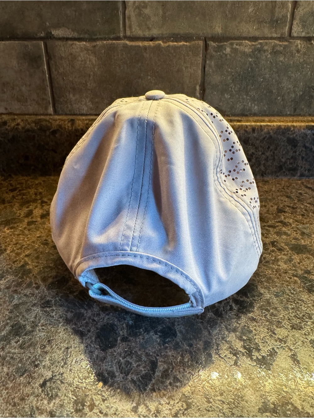 Layer 8 Gray Women’s Performance Baseball Cap - Picture 5 of 6